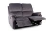 Диван-recliner SPENCER 2 velvet серый Bluvel 14 136 cm