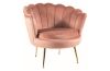 Кресло CAMELIA 1 velvet розовый Bluvel 52/золотой