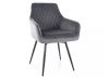 Стул с функцией вращения MARLO velvet Bluvel 14 серый