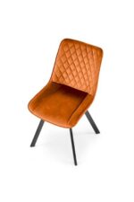 Стул с функцией вращения K-520 velvet корицаÂ â€” Ð¸Ð·Ð¾Ð±Ñ€Ð°Ð¶ÐµÐ½Ð¸Ðµ 3