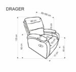 Кресло-recliner DRAGER velvet бежевыйÂ â€” Ð¸Ð·Ð¾Ð±Ñ€Ð°Ð¶ÐµÐ½Ð¸Ðµ 11