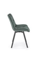 Стул с функцией вращения K-519 velvet темно-зеленыйÂ â€” Ð¸Ð·Ð¾Ð±Ñ€Ð°Ð¶ÐµÐ½Ð¸Ðµ 4
