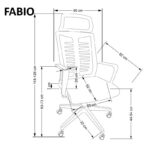 Компьютерное кресло FABIO черныйÂ â€” Ð¸Ð·Ð¾Ð±Ñ€Ð°Ð¶ÐµÐ½Ð¸Ðµ 8