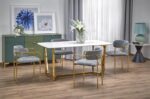 Обеденный стол CLEMENTE 160/90/76 cm белый мрамор/золотойÂ â€” Ð¸Ð·Ð¾Ð±Ñ€Ð°Ð¶ÐµÐ½Ð¸Ðµ 9