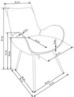 Стул K-392 серый/коричневыйÂ â€” Ð¸Ð·Ð¾Ð±Ñ€Ð°Ð¶ÐµÐ½Ð¸Ðµ 8