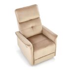 Кресло recliner SEMIR velvet бежевыйÂ â€” Ð¸Ð·Ð¾Ð±Ñ€Ð°Ð¶ÐµÐ½Ð¸Ðµ 3