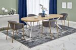 Раздвижной обеденный стол PERONI 100-250/100/75 cm золотой дуб/белыйÂ â€” Ð¸Ð·Ð¾Ð±Ñ€Ð°Ð¶ÐµÐ½Ð¸Ðµ 10