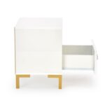 Прикроватная тумбочка SILVIA 40/40/52 cm белый/золотойÂ â€” Ð¸Ð·Ð¾Ð±Ñ€Ð°Ð¶ÐµÐ½Ð¸Ðµ 6