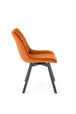 Стул с функцией вращения K-520 velvet корицаÂ â€” Ð¸Ð·Ð¾Ð±Ñ€Ð°Ð¶ÐµÐ½Ð¸Ðµ 4