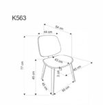 Стул K-563 серый/орех/черныйÂ â€” Ð¸Ð·Ð¾Ð±Ñ€Ð°Ð¶ÐµÐ½Ð¸Ðµ 10