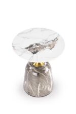Кофейный столик ROSA белый мрамор/серый мрамор 50 смÂ â€” Ð¸Ð·Ð¾Ð±Ñ€Ð°Ð¶ÐµÐ½Ð¸Ðµ 3