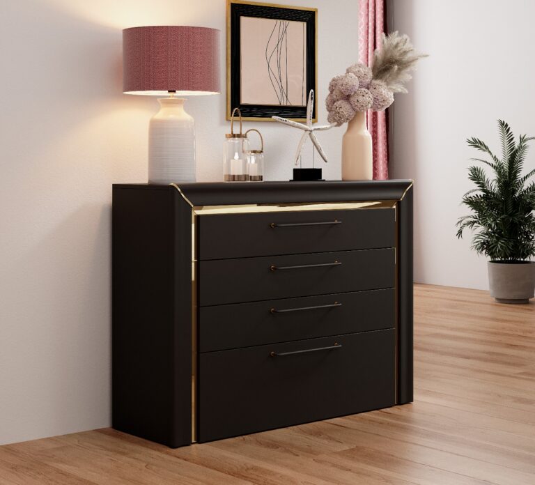 Комод ARNO 24W0LF45 черный 120 cmÂ â€” Ð¸Ð·Ð¾Ð±Ñ€Ð°Ð¶ÐµÐ½Ð¸Ðµ 3