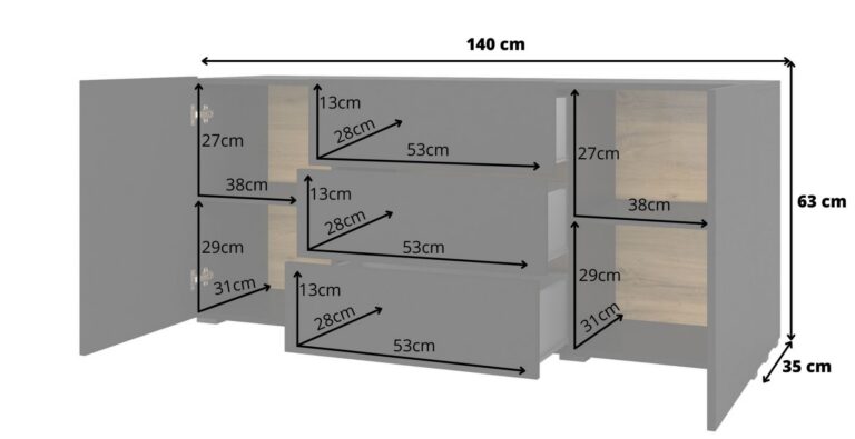 Kummut AVA 24WNLM26 must onyx/wotan 140 cm - Image 5