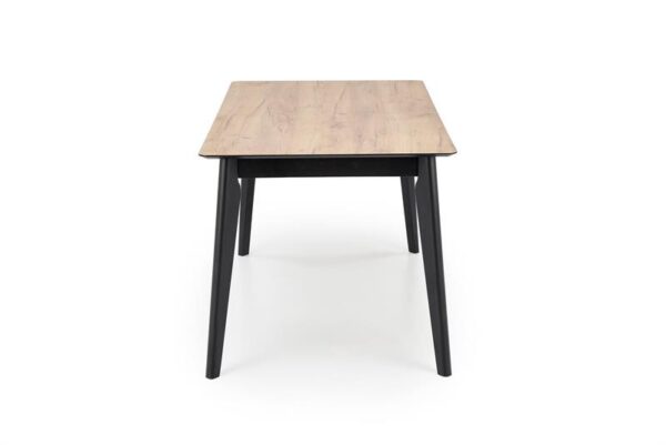 Pikendatav söögilaud GULIAN 140-180/80/76 cm tamm wotan/must - Image 4