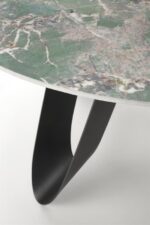 Круглый обеденный стол GIOVANI зеленый мрамор/черный 135cmÂ â€” Ð¸Ð·Ð¾Ð±Ñ€Ð°Ð¶ÐµÐ½Ð¸Ðµ 7