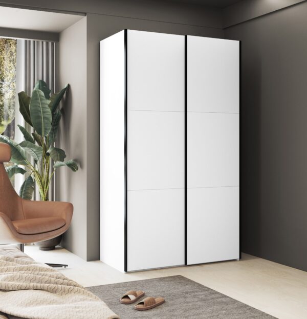 Шкаф с раздвижными дверями EASY 2497NW54 120 cm белыйÂ â€” Ð¸Ð·Ð¾Ð±Ñ€Ð°Ð¶ÐµÐ½Ð¸Ðµ 3