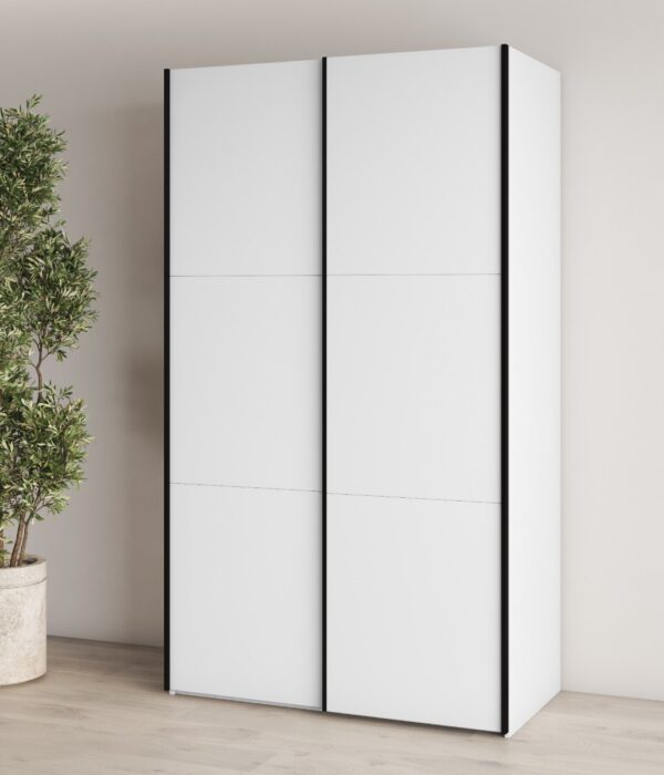 Шкаф с раздвижными дверями EASY 2497NW54 120 cm белыйÂ â€” Ð¸Ð·Ð¾Ð±Ñ€Ð°Ð¶ÐµÐ½Ð¸Ðµ 4