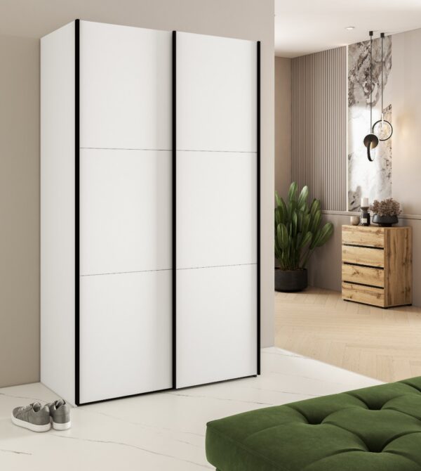 Шкаф с раздвижными дверями EASY 2497NW54 120 cm белыйÂ â€” Ð¸Ð·Ð¾Ð±Ñ€Ð°Ð¶ÐµÐ½Ð¸Ðµ 5