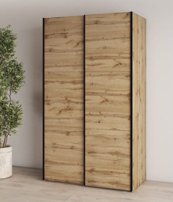 Шкаф с раздвижными дверями EASY 24N0NW54 120 cm дуб вотанÂ â€” Ð¸Ð·Ð¾Ð±Ñ€Ð°Ð¶ÐµÐ½Ð¸Ðµ 4