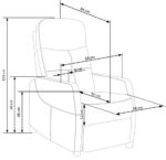 Кресло FELIPE 2 recliner velvet горчичныйÂ â€” Ð¸Ð·Ð¾Ð±Ñ€Ð°Ð¶ÐµÐ½Ð¸Ðµ 8