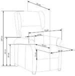 Кресло AGUSTIN 2 recliner корица Bluvel 4215Â â€” Ð¸Ð·Ð¾Ð±Ñ€Ð°Ð¶ÐµÐ½Ð¸Ðµ 3