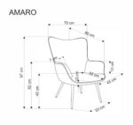 Кресло AMARA горчичныйÂ â€” Ð¸Ð·Ð¾Ð±Ñ€Ð°Ð¶ÐµÐ½Ð¸Ðµ 3