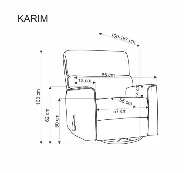 Кресло KARIM серыйÂ â€” Ð¸Ð·Ð¾Ð±Ñ€Ð°Ð¶ÐµÐ½Ð¸Ðµ 3