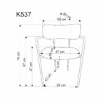 Стул K-537 серыйÂ â€” Ð¸Ð·Ð¾Ð±Ñ€Ð°Ð¶ÐµÐ½Ð¸Ðµ 7