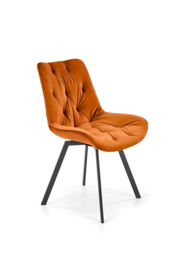 Стул с функцией вращения K-519 velvet корица Bluvel 4215Â â€” Ð¸Ð·Ð¾Ð±Ñ€Ð°Ð¶ÐµÐ½Ð¸Ðµ 4