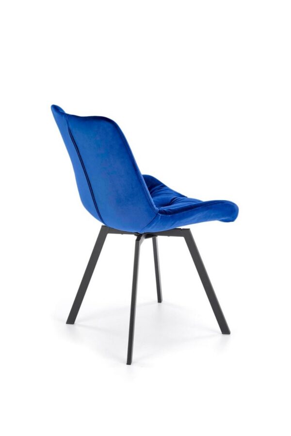Стул с функцией вращения K-519 velvet синий Bluvel 86Â â€” Ð¸Ð·Ð¾Ð±Ñ€Ð°Ð¶ÐµÐ½Ð¸Ðµ 4