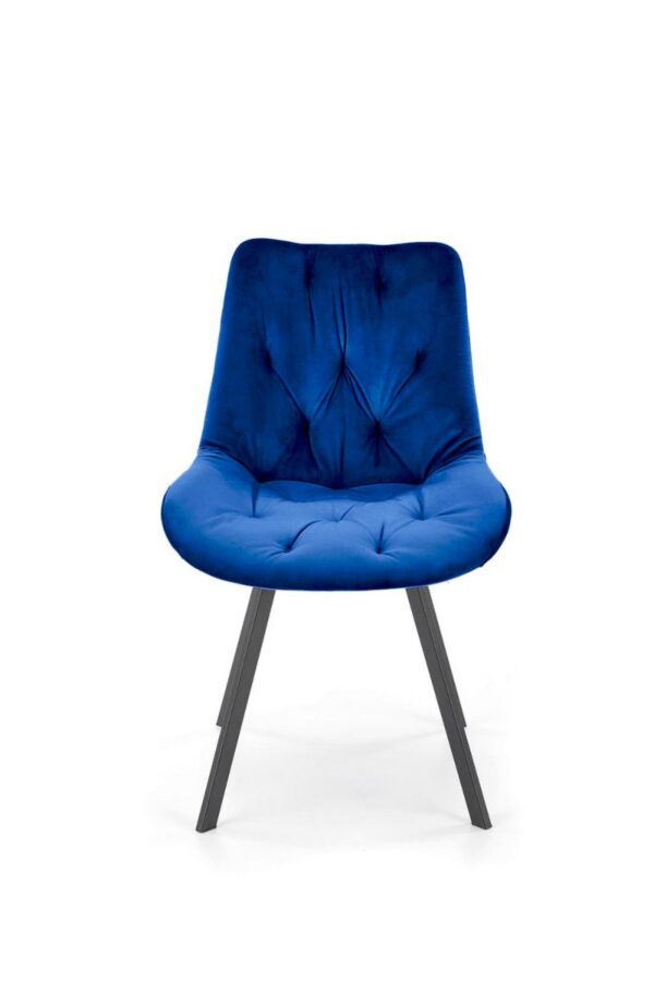 Стул с функцией вращения K-519 velvet синий Bluvel 86Â â€” Ð¸Ð·Ð¾Ð±Ñ€Ð°Ð¶ÐµÐ½Ð¸Ðµ 3