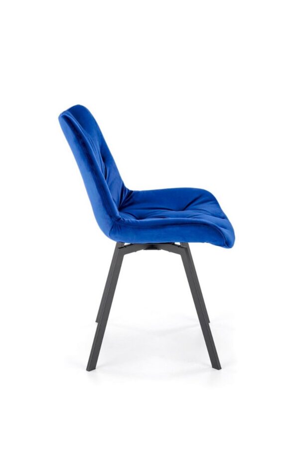 Стул с функцией вращения K-519 velvet синий Bluvel 86Â â€” Ð¸Ð·Ð¾Ð±Ñ€Ð°Ð¶ÐµÐ½Ð¸Ðµ 5