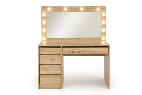 Туалетный столик HOLLYWOOD XL  120/55/140 cm дуб артисанÂ â€” Ð¸Ð·Ð¾Ð±Ñ€Ð°Ð¶ÐµÐ½Ð¸Ðµ 3