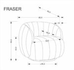 Кресло FRASER кремовыйÂ â€” Ð¸Ð·Ð¾Ð±Ñ€Ð°Ð¶ÐµÐ½Ð¸Ðµ 3