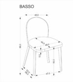 Стул BASSO Cremona 14/светлый орехÂ â€” Ð¸Ð·Ð¾Ð±Ñ€Ð°Ð¶ÐµÐ½Ð¸Ðµ 3