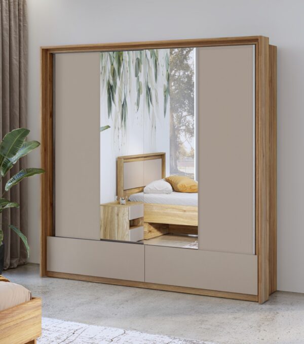 Liugustega riidekapp IMPRESSIO 24MCNJ63 210 cm - Image 3