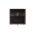 Vitriinkapp/kummut KASAI 24RWMI42 pähkel columbia/must läige - Image 4