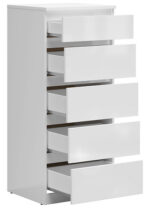 Комод TETRIX KOM5S белый глянец 50 cmÂ â€” Ð¸Ð·Ð¾Ð±Ñ€Ð°Ð¶ÐµÐ½Ð¸Ðµ 3