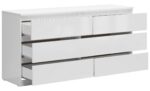 Комод TETRIX KOM6S белый глянец 150 cmÂ â€” Ð¸Ð·Ð¾Ð±Ñ€Ð°Ð¶ÐµÐ½Ð¸Ðµ 3