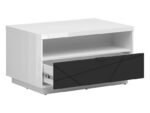 Журнальный стол FORN 90х60 см cm белый глянец/черный матовыйÂ â€” Ð¸Ð·Ð¾Ð±Ñ€Ð°Ð¶ÐµÐ½Ð¸Ðµ 3