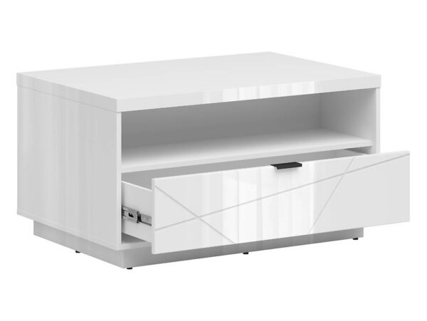 Журнальный стол FORN 90х60 см cm белый глянецÂ â€” Ð¸Ð·Ð¾Ð±Ñ€Ð°Ð¶ÐµÐ½Ð¸Ðµ 3
