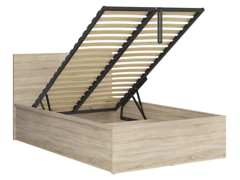 Кровать с подъемным механизмом 120x200 TETRIX LOZ/120 дуб сономаÂ â€” Ð¸Ð·Ð¾Ð±Ñ€Ð°Ð¶ÐµÐ½Ð¸Ðµ 4