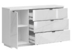 Комод Forn KOM1D3S белый глянец 156cmÂ â€” Ð¸Ð·Ð¾Ð±Ñ€Ð°Ð¶ÐµÐ½Ð¸Ðµ 3
