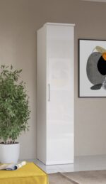 Raamatukapp OPTIMA 2497KL17 valge/valge kõrgläige - Image 4