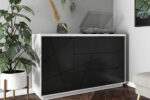 Комод Forn KOM1D3S белый глянец/черный матовый 156cmÂ â€” Ð¸Ð·Ð¾Ð±Ñ€Ð°Ð¶ÐµÐ½Ð¸Ðµ 5