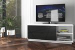 Тв-тумба Forn RTV2S белый глянец/черный матовый 156cmÂ â€” Ð¸Ð·Ð¾Ð±Ñ€Ð°Ð¶ÐµÐ½Ð¸Ðµ 4