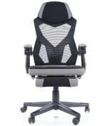 Компьютерное кресло с подставкой для ног Q-939 черный/серыйÂ â€” Ð¸Ð·Ð¾Ð±Ñ€Ð°Ð¶ÐµÐ½Ð¸Ðµ 3