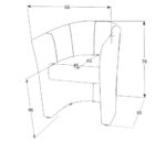 Кресло TM-1 velvet карри Bluvel 68Â â€” Ð¸Ð·Ð¾Ð±Ñ€Ð°Ð¶ÐµÐ½Ð¸Ðµ 4