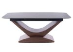 Раздвижной обеденный стол DOLCE ceramic серый мрамор/орех 180-240x95 cmÂ â€” Ð¸Ð·Ð¾Ð±Ñ€Ð°Ð¶ÐµÐ½Ð¸Ðµ 3