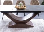 Раздвижной обеденный стол DOLCE ceramic серый мрамор/орех 180-240x95 cmÂ â€” Ð¸Ð·Ð¾Ð±Ñ€Ð°Ð¶ÐµÐ½Ð¸Ðµ 6